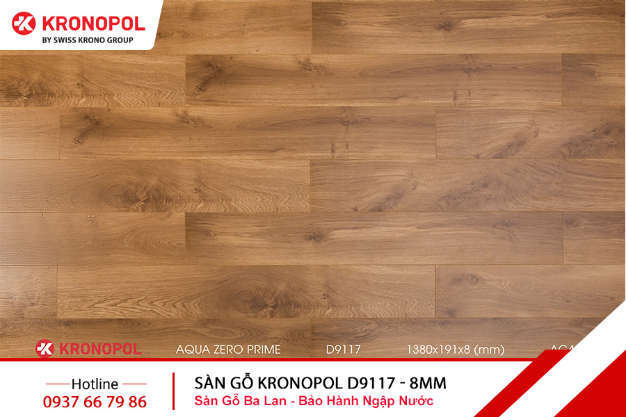 Sàn gỗ Kronopol Cốt Xanh D9117 - 8mm